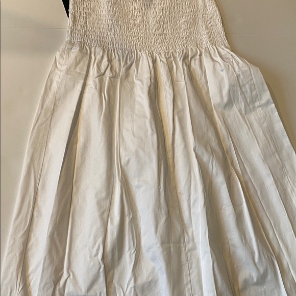Wild Fable SZ Medium White Long Smocked Waist Flare Skirt New D30(e) - Picture 12 of 14